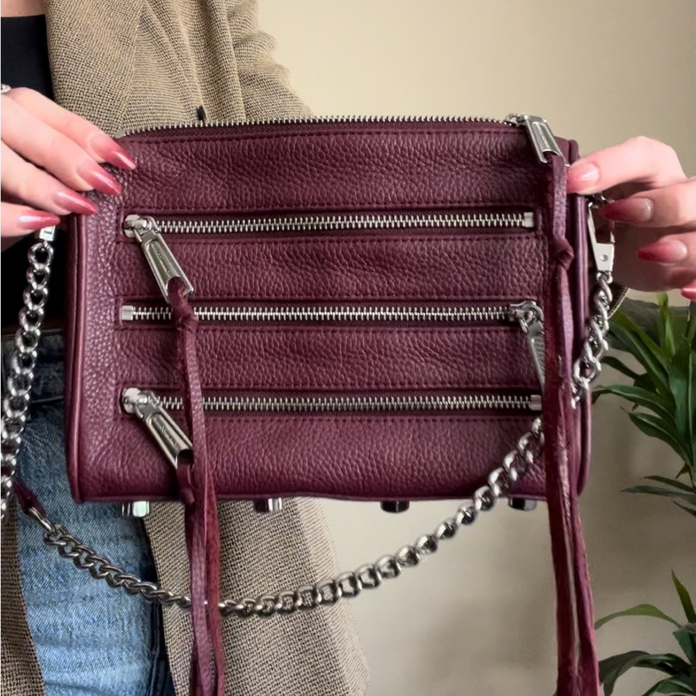 Rebecca Minkoff burgundy purse